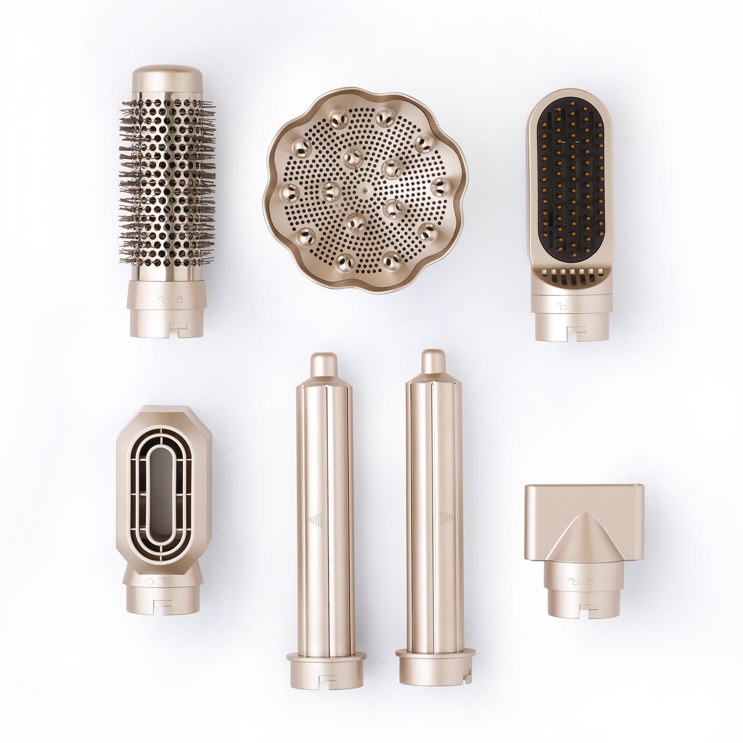 Enzo 7-in-1 Professional Multifunctional Hair Dryer, Volumizer, Air Curler & Straightening Set