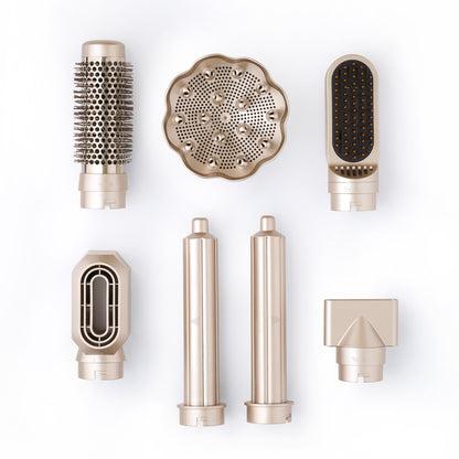 Enzo 7-in-1 Professional Multifunctional Hair Dryer, Volumizer, Air Curler & Straightening Set