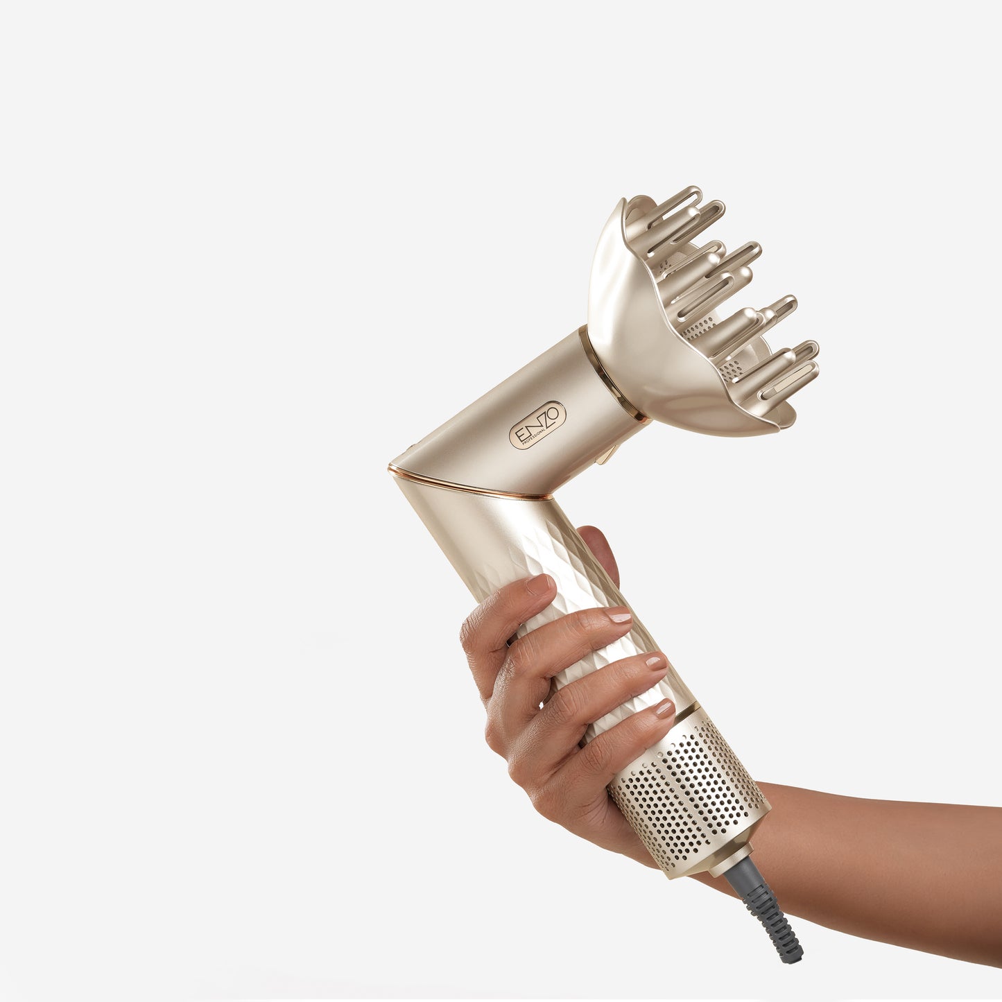 Enzo 7-in-1 Professional Multifunctional Hair Dryer, Volumizer, Air Curler & Straightening Set